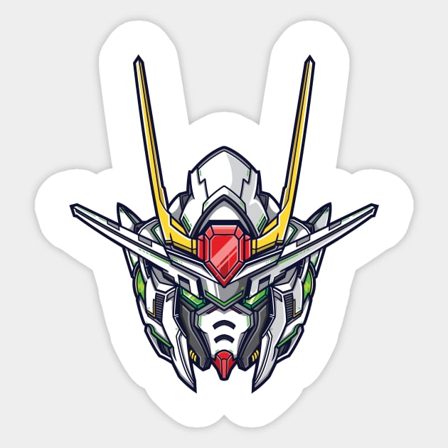 Fanart Gundam 00 Raiser Sticker by badsyxn